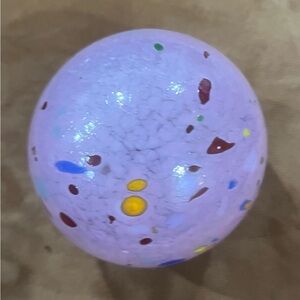 Multicolor Art Glass Sphere